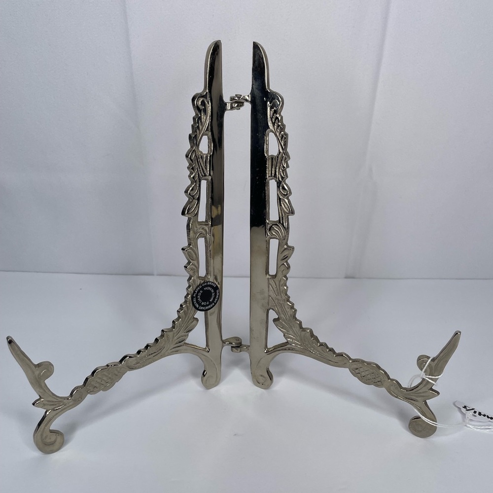 Nickel Plated Brass Picture Display Holder | OS